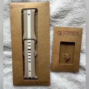 Strawberry Avocados Apple Watch band